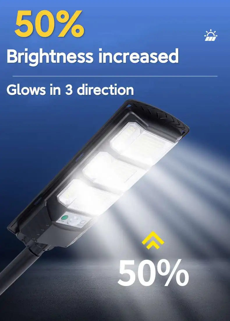 High-Powered 100000LM Solar Outdoor Light Motion Sensor Waterproof | Auravolts