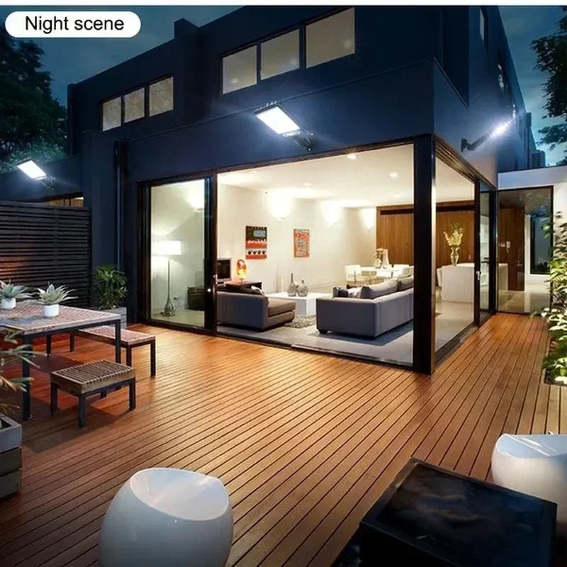 Outdoor LED solar wall light with motion sensor | Auravolts
