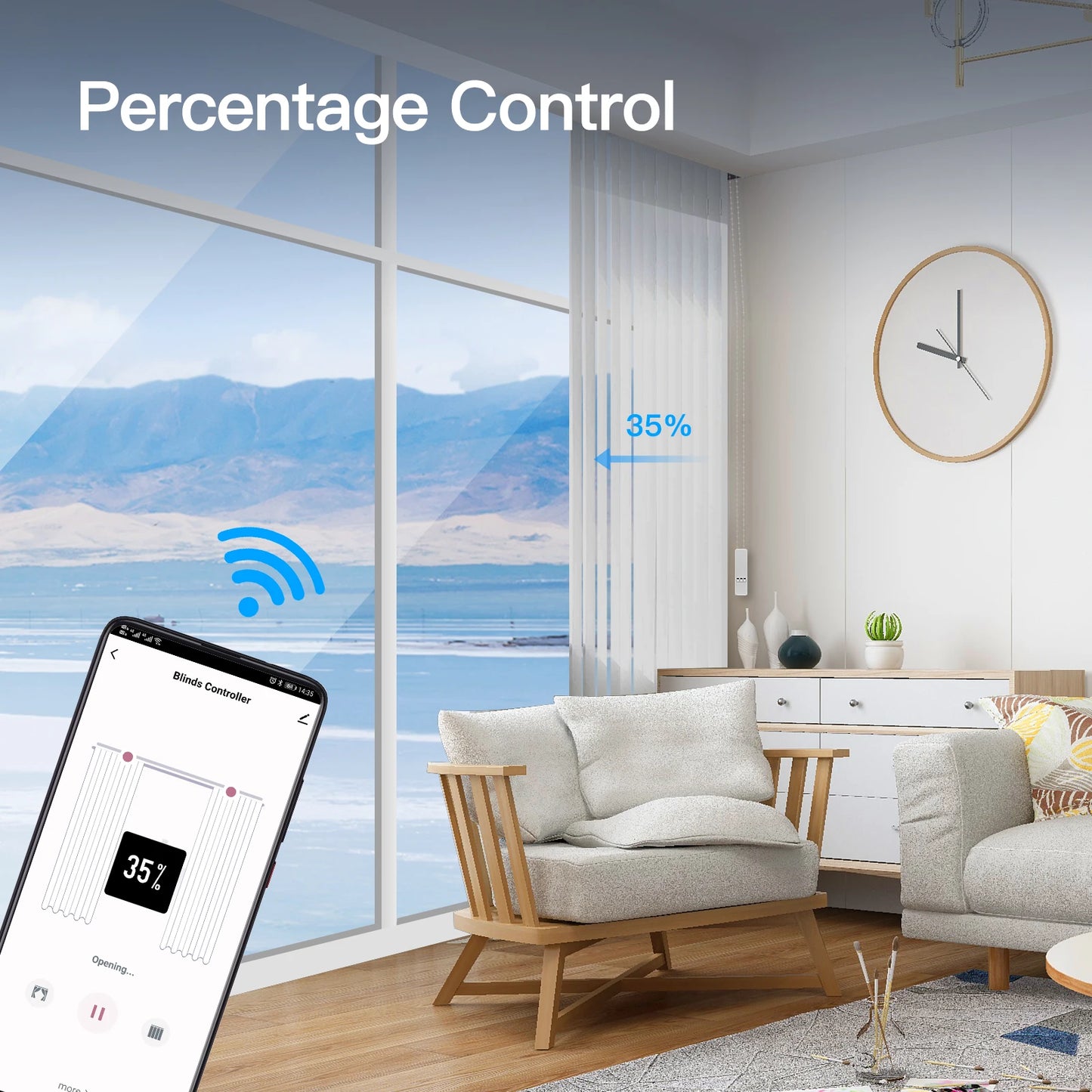 WiFi Electric Curtain Motor | Auravolts