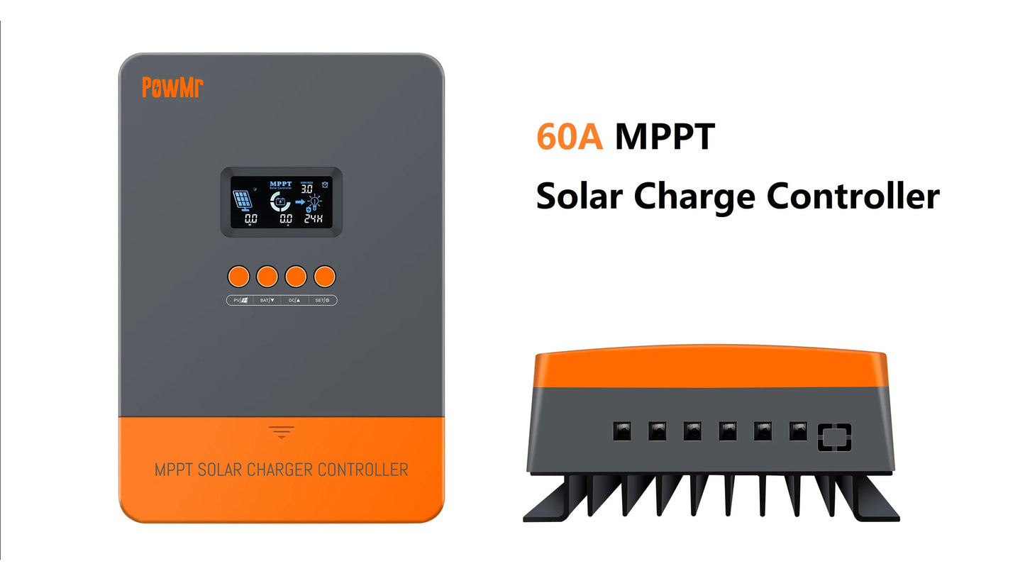 12V 24V 36V 48V Solar Charge Controller MPPT Intelligent Regulator | Auravolts