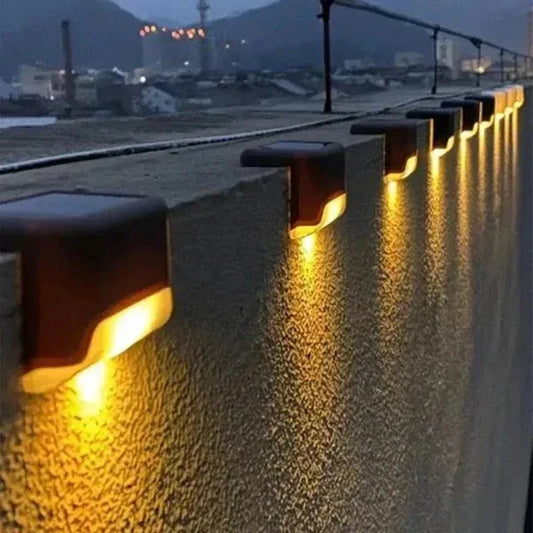 Solar Step Lights Waterproof Outdoor LED Pathway Lamps | Auravolts