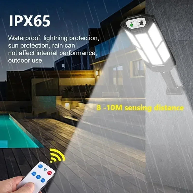 30000LM Waterproof Solar LED Motion Sensor Light | Auravolts