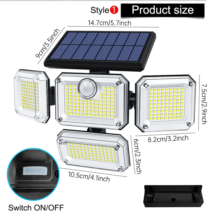 20W Solar LED Lamp Waterproof Outdoor Lighting | Auravolts