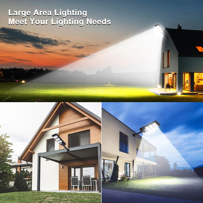 High-Powered 100000LM Solar Outdoor Light Motion Sensor Waterproof | Auravolts