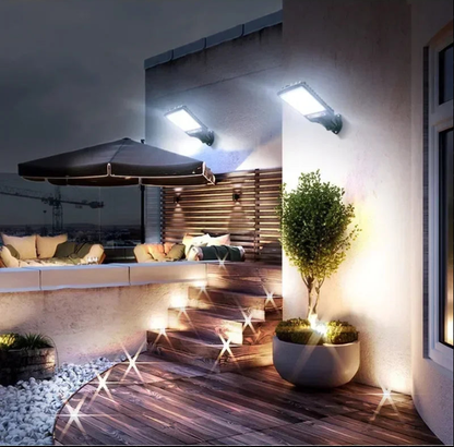 LED solar wall light with motion sensor | Auravolts