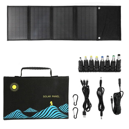 300W Foldable Solar Panel Charger USB/DC Output for Outdoor Power | Auravolts
