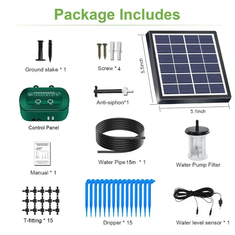 Solar Powered Smart Automatic Irrigation System for Plants | Auravolts