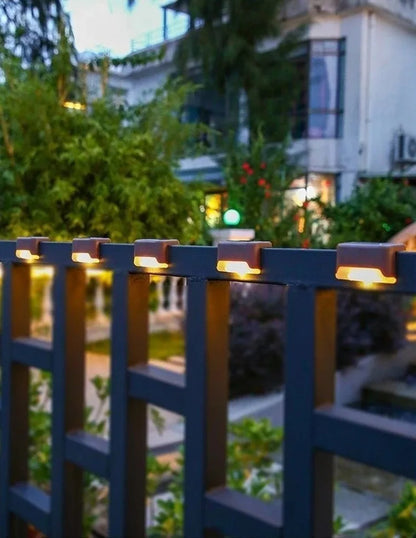 Solar Step Lights Waterproof Outdoor LED Pathway Lamps | Auravolts