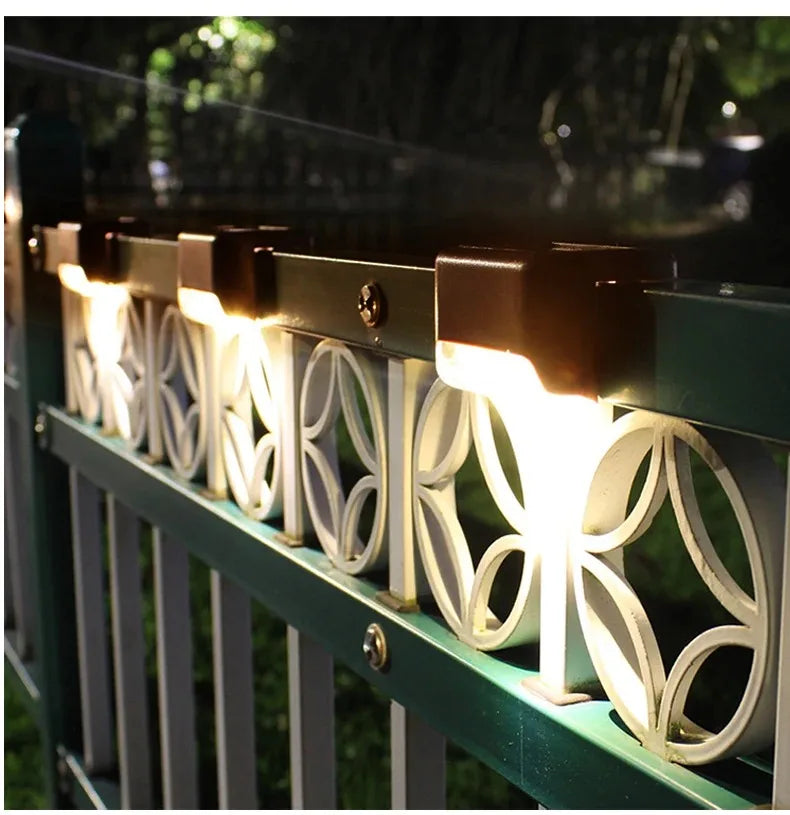 Solar Step Lights Waterproof Outdoor LED Pathway Lamps | Auravolts
