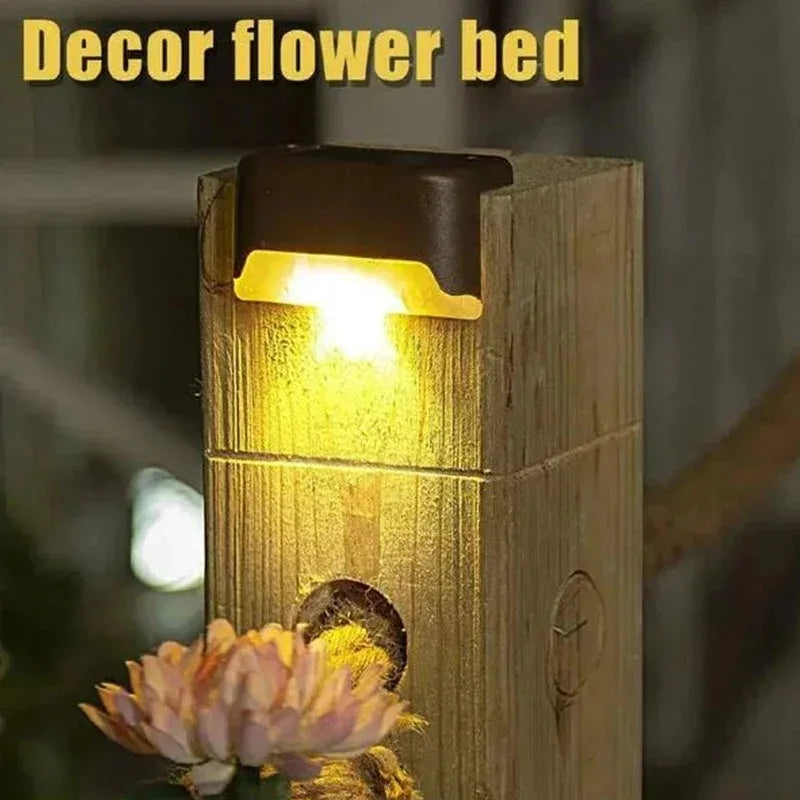 Solar Step Lights Waterproof Outdoor LED Pathway Lamps | Auravolts