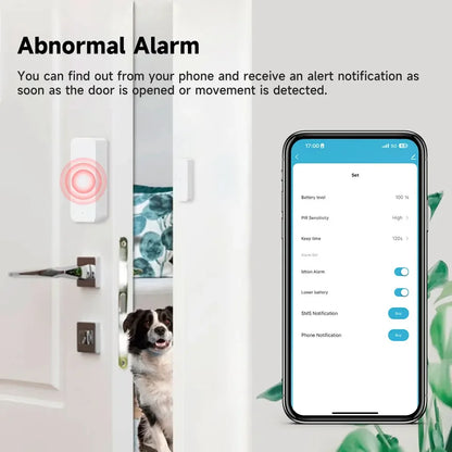 WiFi Smart Door and Window Sensor for Home Security | Auravolts