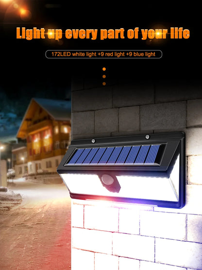 Solar Motion Sensor Light Waterproof Lamp for Yard | Auravolts
