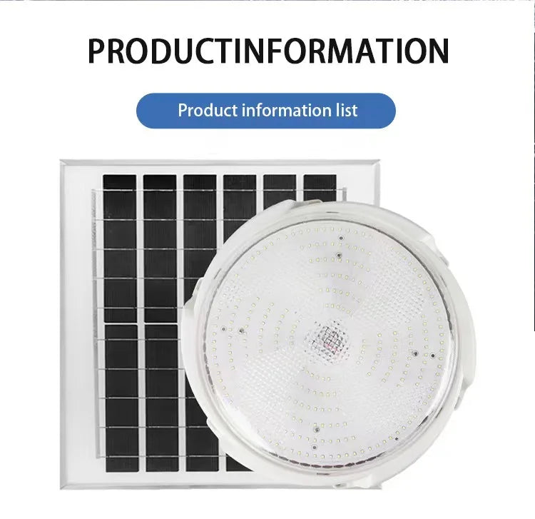 Solar-Powered LED Ceiling Light for Indoor and Outdoor Use | Auravolts