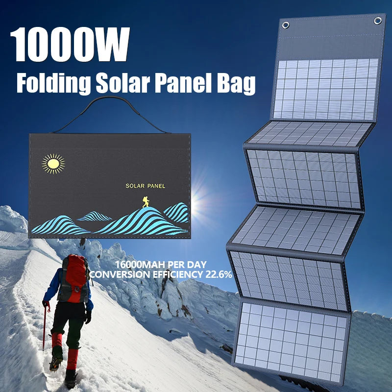 300W Foldable Solar Panel Charger USB/DC Output for Outdoor Power | Auravolts