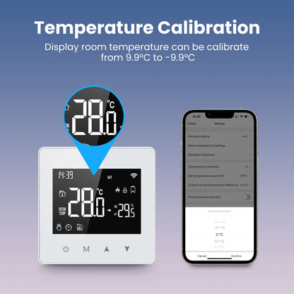 WiFi Smart Temperature Controller Plug – Digital Thermostat | Auravolts