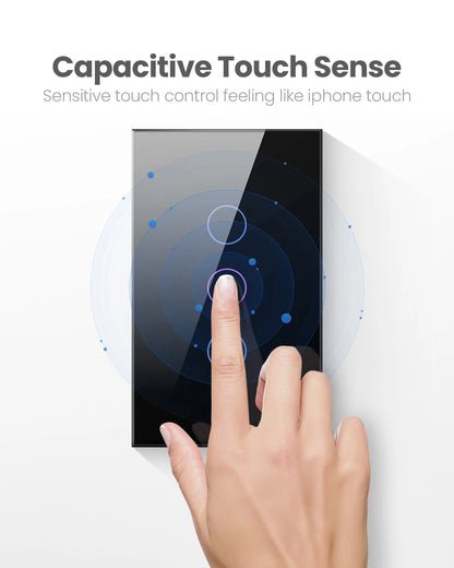 Smart WiFi Light Switch with Touch Control for Home Automation | Auravolts