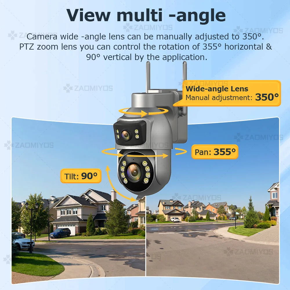 8MP Solar Security Camera with Auto Tracking | Auravolts