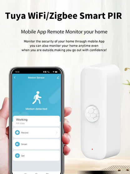 Tuya WiFi/Zigbee Motion Sensor Smart Home Security | Auravolts