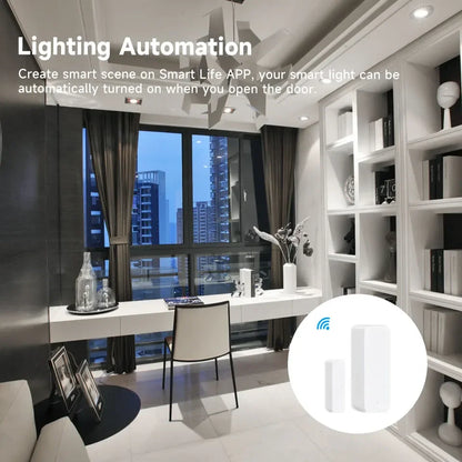 WiFi Smart Door and Window Sensor for Home Security | Auravolts