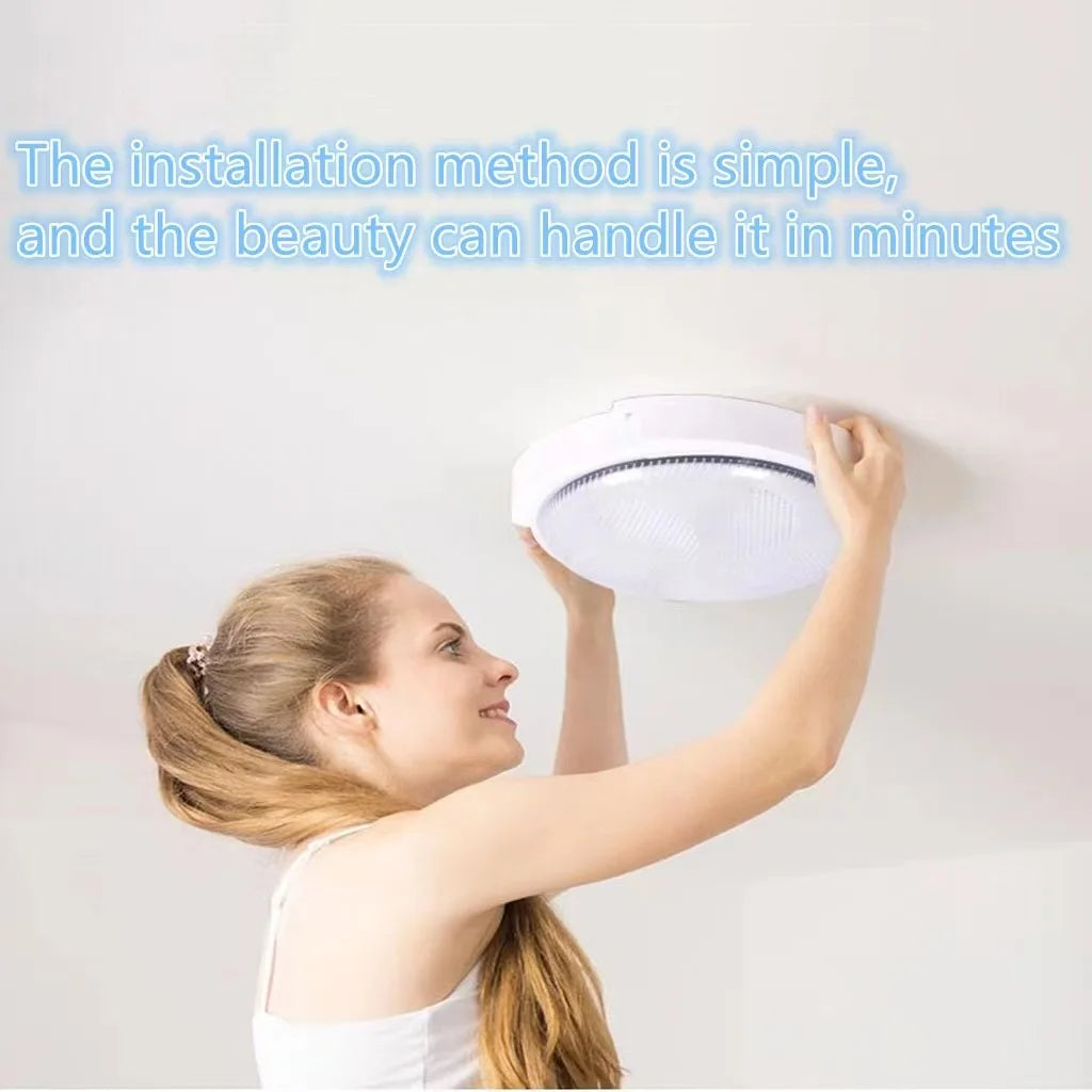 Solar-Powered LED Ceiling Light for Indoor and Outdoor Use | Auravolts