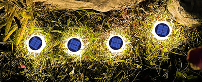 Solar LED Garden Step Lights Waterproof for Pathways and Walls | Auravolts