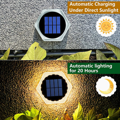 Solar LED Garden Step Lights Waterproof for Pathways and Walls | Auravolts
