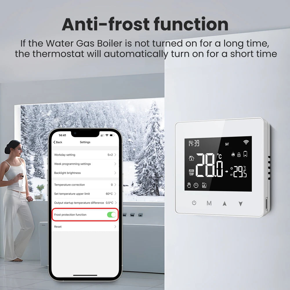 WiFi Smart Temperature Controller Plug – Digital Thermostat | Auravolts