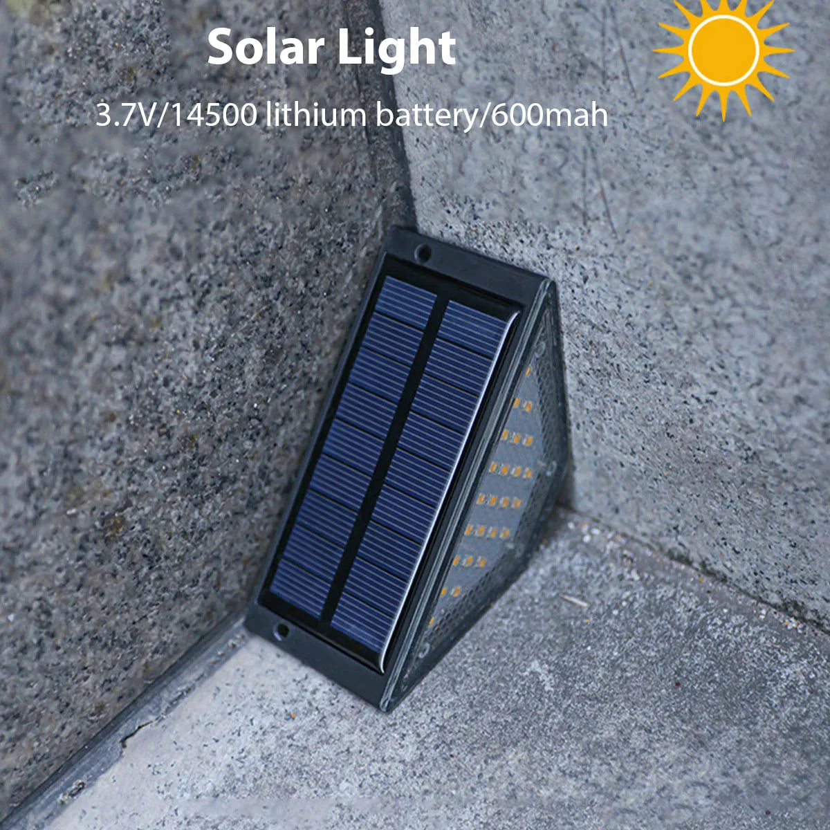 Solar LED Outdoor Waterproof Light 3000K for Pathways | Auravolts
