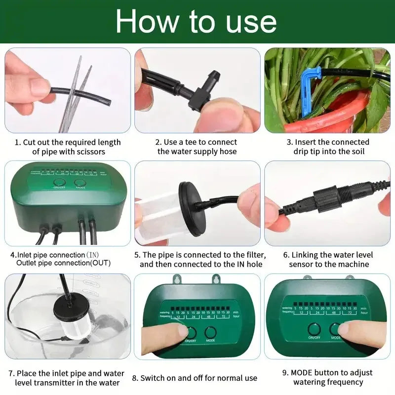 Solar Powered Smart Automatic Irrigation System for Plants | Auravolts