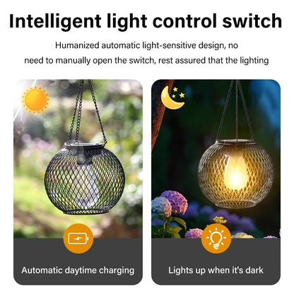Outdoor Solar LED Lanterns Waterproof Decorative Lights for Garden | Auravolts