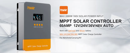 12V 24V 36V 48V Solar Charge Controller MPPT Intelligent Regulator | Auravolts