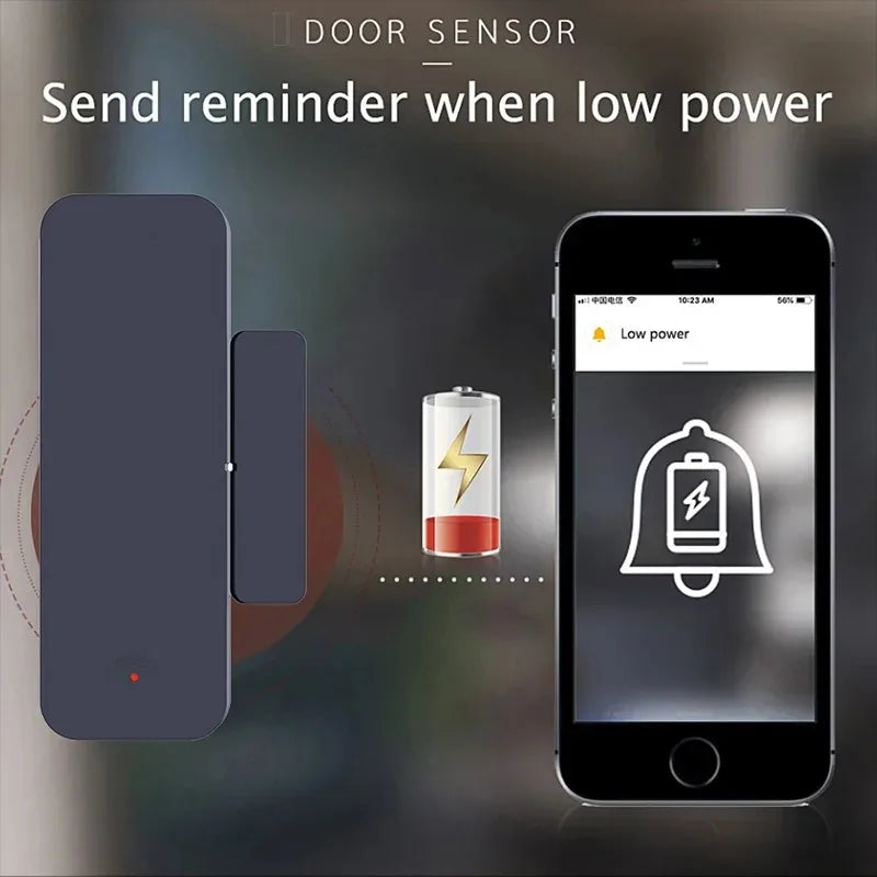 WiFi Smart Door and Window Sensor for Home Security | Auravolts