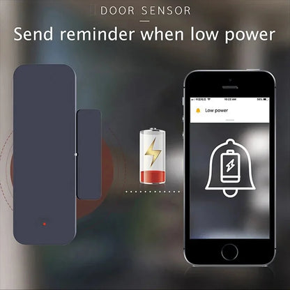 WiFi Smart Door and Window Sensor for Home Security | Auravolts