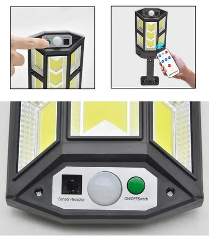 30000LM Waterproof Solar LED Motion Sensor Light | Auravolts