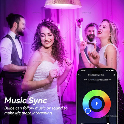 Tuya Smart LED Bulb E27 RGB+CW WiFi Bluetooth 15W/20W | Auravolts