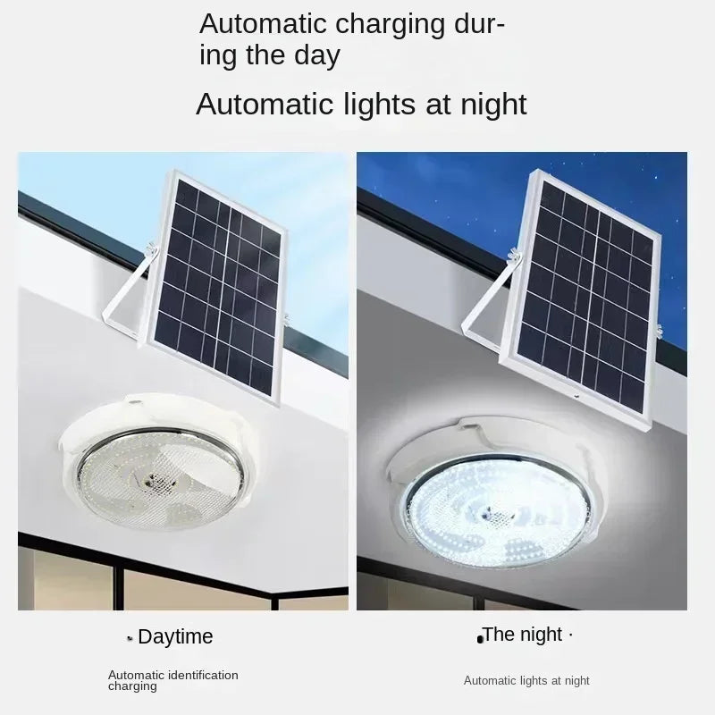 Solar-Powered LED Ceiling Light for Indoor and Outdoor Use | Auravolts