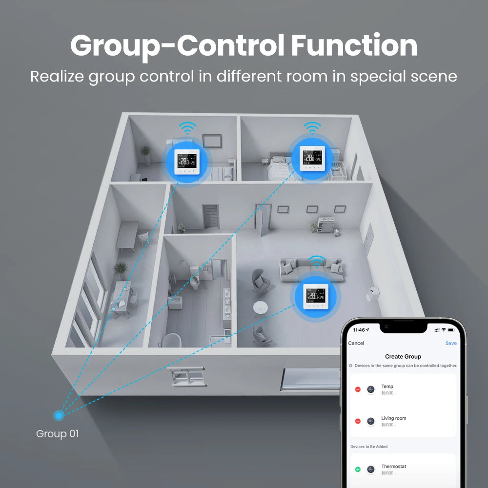 WiFi Smart Temperature Controller Plug – Digital Thermostat | Auravolts