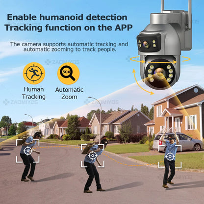 8MP Solar Security Camera with Auto Tracking | Auravolts