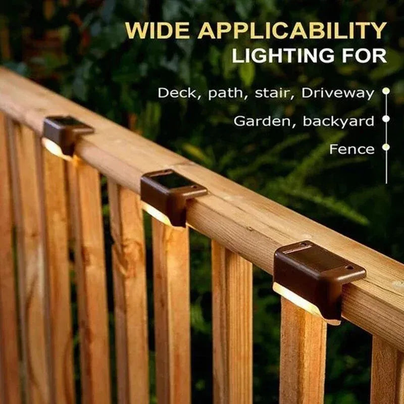 Solar Step Lights Waterproof Outdoor LED Pathway Lamps | Auravolts