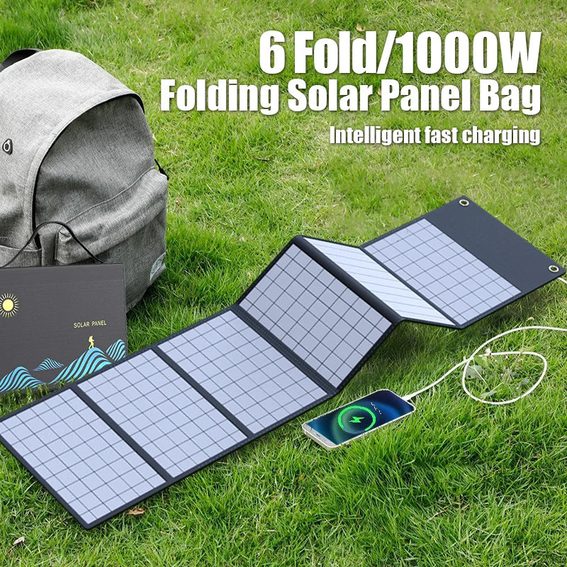 300W Foldable Solar Panel Charger USB/DC Output for Outdoor Power | Auravolts