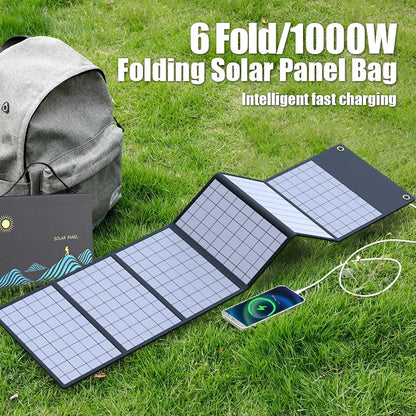 300W Foldable Solar Panel Charger USB/DC Output for Outdoor Power | Auravolts