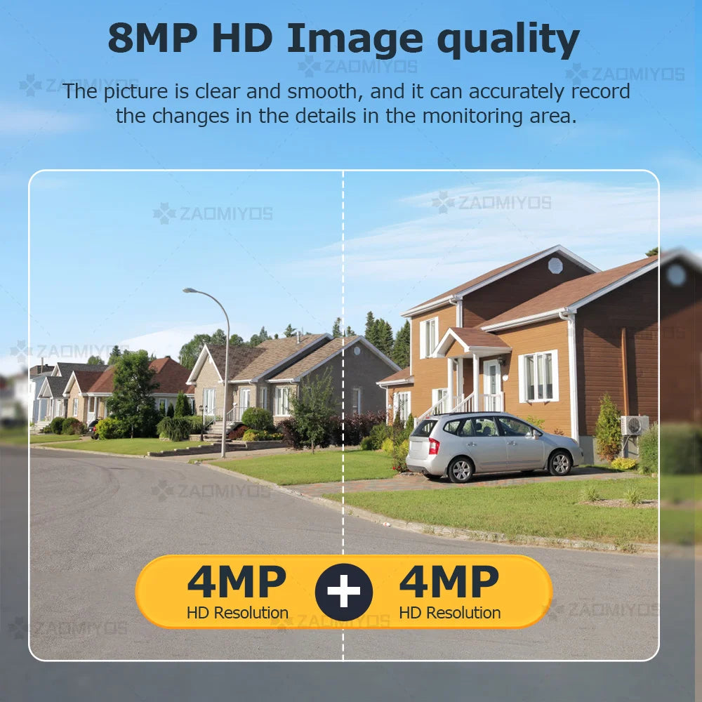 8MP Solar Security Camera with Auto Tracking | Auravolts