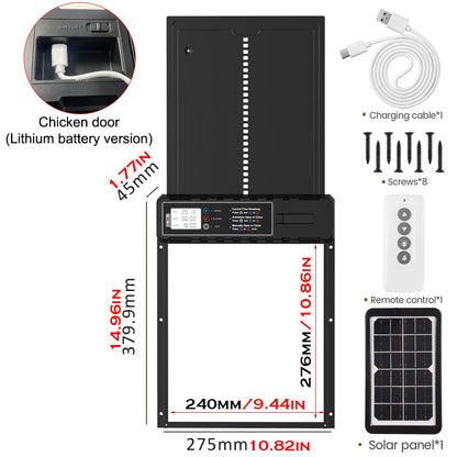 Automatic Chicken Coop Door Smart Poultry Protection | Auravolts