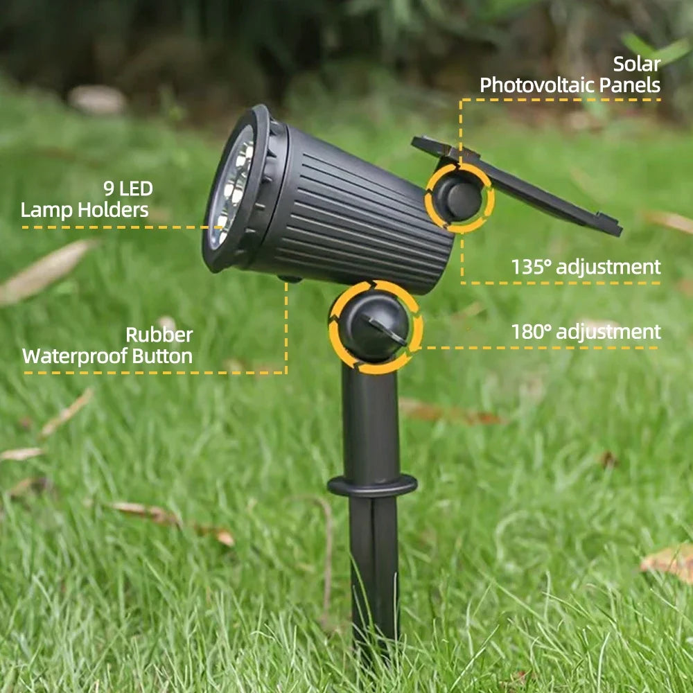 Solar LED Waterproof Outdoor Landscape Lamps | Auravolts