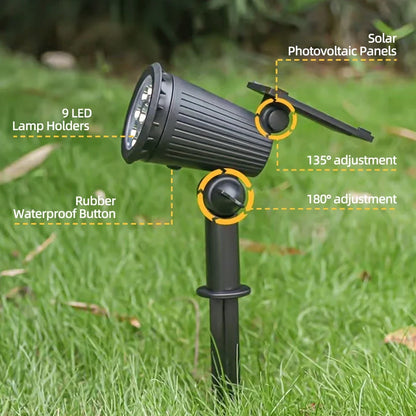 Solar LED Waterproof Outdoor Landscape Lamps | Auravolts