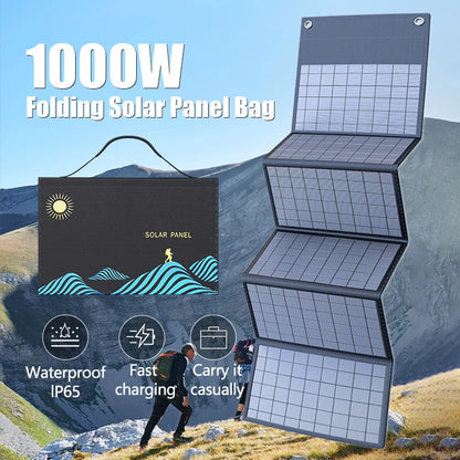 300W Foldable Solar Panel Charger USB/DC Output for Outdoor Power | Auravolts