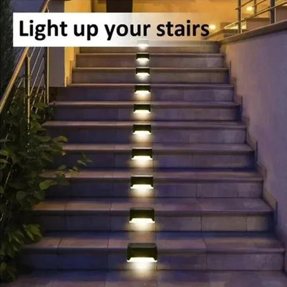 Solar Step Lights Waterproof Outdoor LED Pathway Lamps | Auravolts
