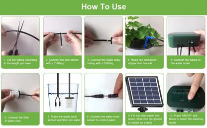 Solar Powered Smart Automatic Irrigation System for Plants | Auravolts
