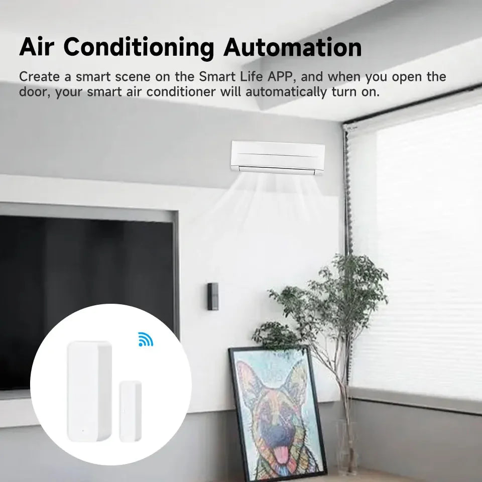 WiFi Smart Door and Window Sensor for Home Security | Auravolts