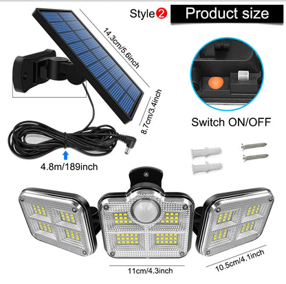 20W Solar LED Lamp Waterproof Outdoor Lighting | Auravolts